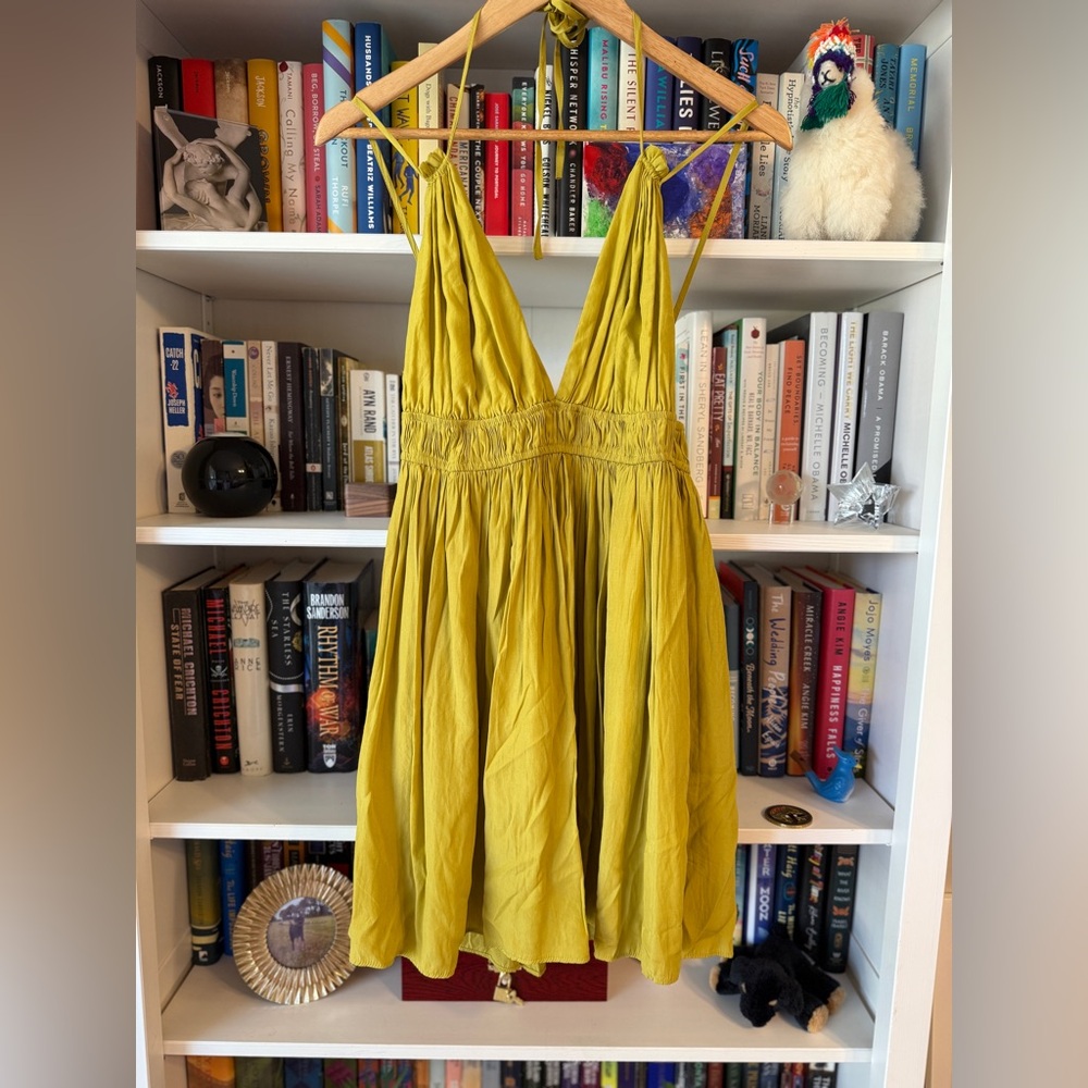 Chartreuse Mini Dress by Chloe Dao